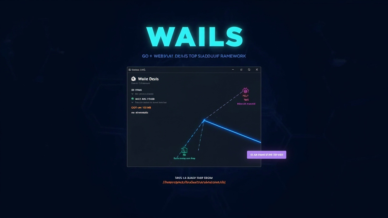 Wails 调研：用 Go + WebView 写桌面应用，35K 星的轻量 Electron 替代品